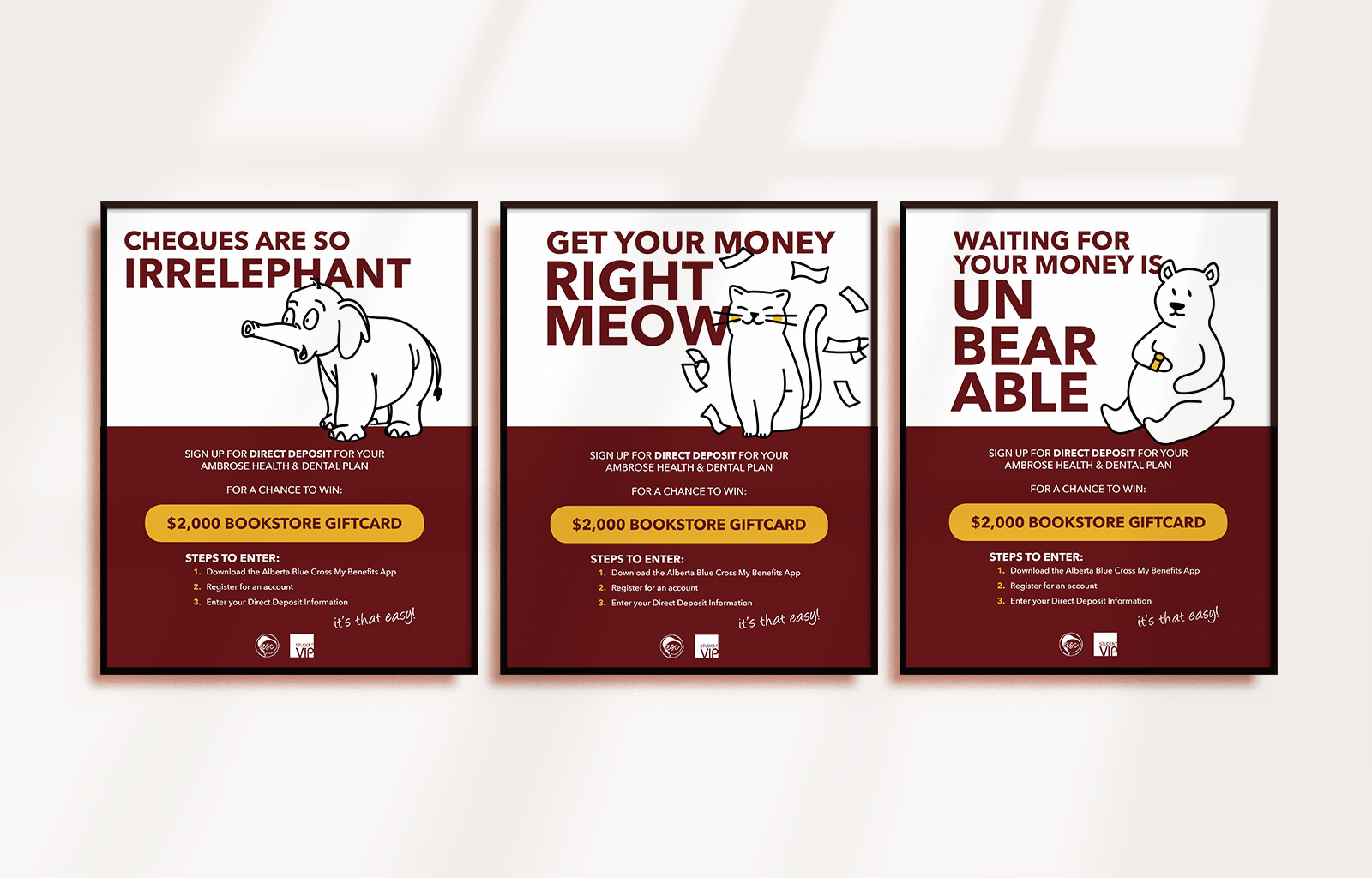 Direct Deposit Poster Campaign