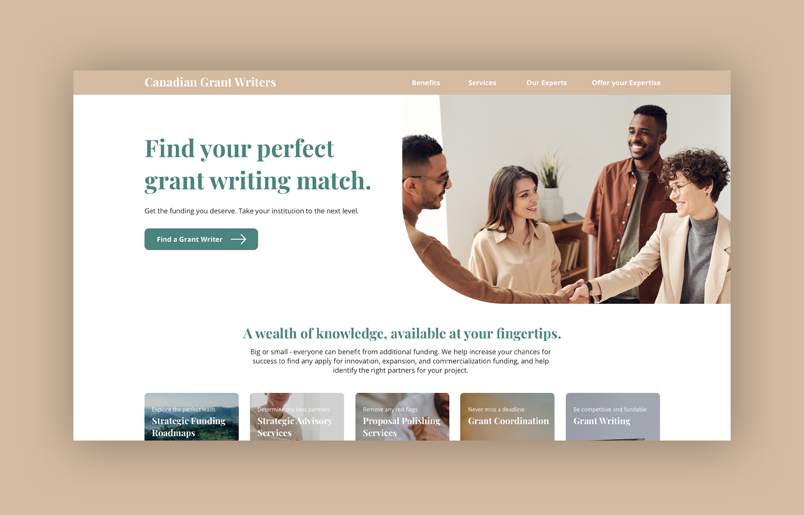 Canadian Grant Writers Website