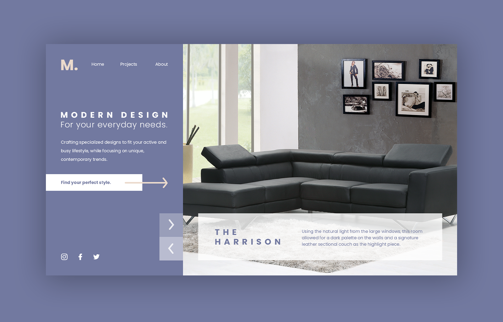Modern Design Webpage